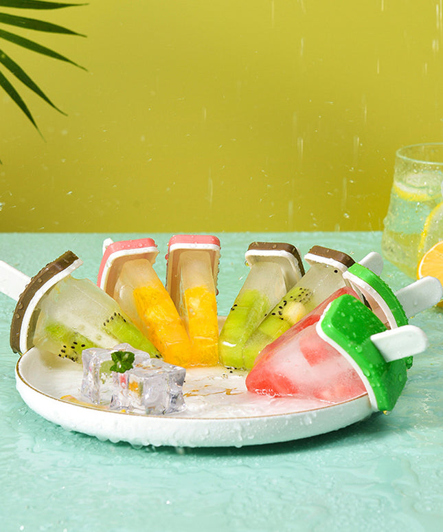 DIY Fruit Ice Lolly Moulds | 4 Grid Ice Cream Mould