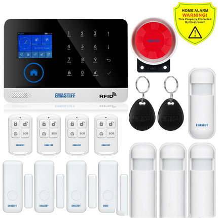 🚨 Smart GSM Door & Window Alarm Kit – Stay Protected, Wherever You Are