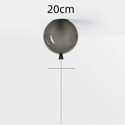 Balloon Shaped Ceiling Light Shade – Colourful Modern LED Acrylic Lamp