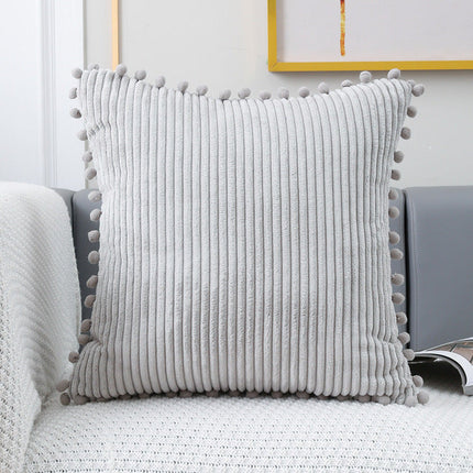 Cosy Corduroy Cushions with Bobble Edging
