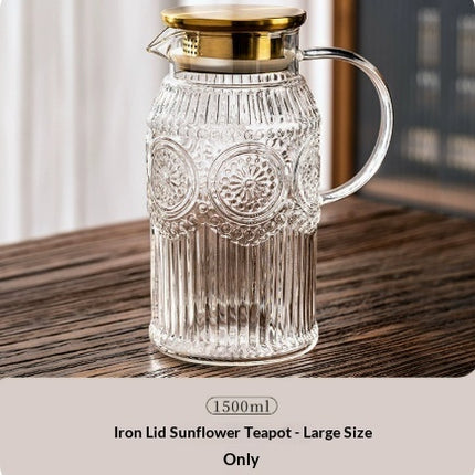 High-borosilicate Glass Cold Water Pitcher High-temperature Resistant