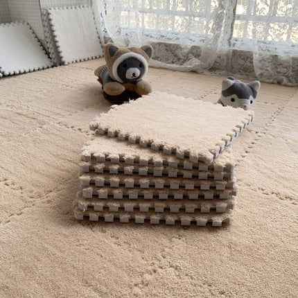 Interlocking Plush Floor Mats | Soft Foam Tiles for Home