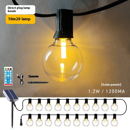 Solar Retro Outdoor String Lights – Garden & Camping Decor | Ikeame