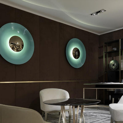Double Disc Designer Wall Light – Sculptural Luxury LED | 30–50cm