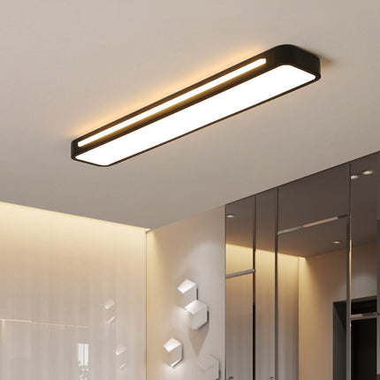 Nordic LED Strip Ceiling Lamp – Aluminium & Acrylic | 2 Sizes