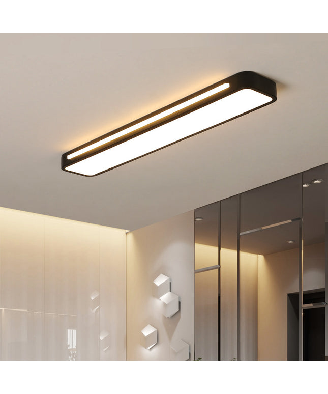 Nordic LED Strip Ceiling Lamp – Aluminium & Acrylic | 2 Sizes