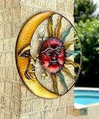Sun/moon - red/yellow