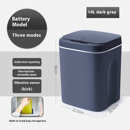 Smart Inductive Ashbin Home Living Room Bathroom Automatic