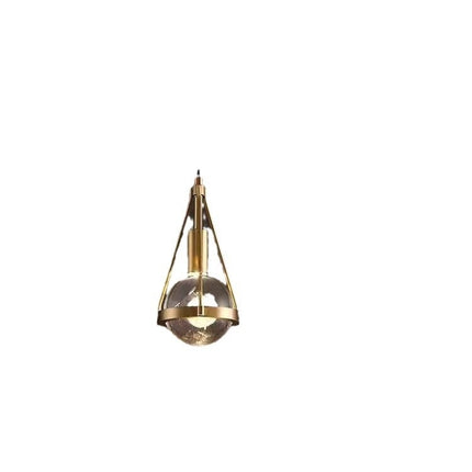 Copper Crystal Chandelier – Luxury Modern Minimalist Lighting | Ikeame