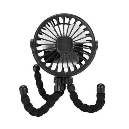 Multi-Functional Mini Fan – USB Rechargeable with Flexible Tripod Legs
