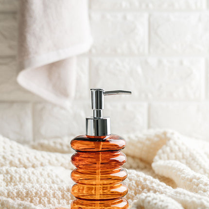 ✨ Glass Soap & Lotion Dispenser – Minimalist Bathroom Pump Bottle (300ml)