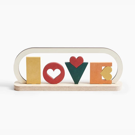 Decorative Word Sign Ornament | Home Desk & Hallway Décor