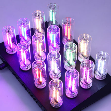 Transparent USB Night Lamp – Multicolour Glass Bottle Light | Ikeame
