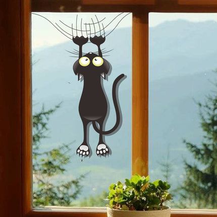 Cat Creative Window, Mirror & Bathroom Sticker