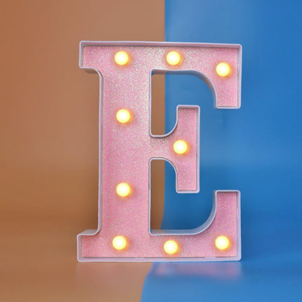 Night Light English Letter Lamp Birthday Party