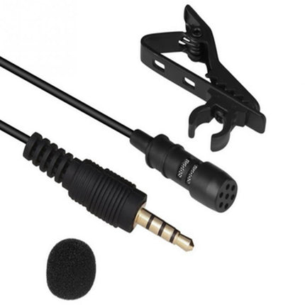 Clip-On Universal Condenser Microphone – Hands-Free Recording Mic | Ikeame