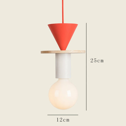 Modern Art Geometric Pendant LED Lights – 8 Designs, Warm or White Light