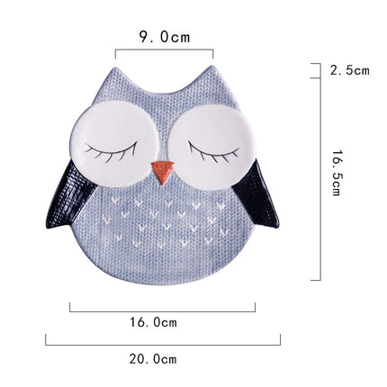 HomeCreativeCeramic Cute Pet Shaped Plate