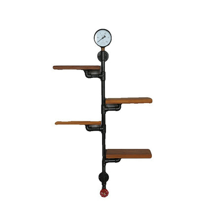 Industrial Iron Pipe Shelves Vintage Multi Layer Unit