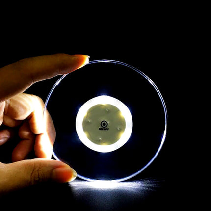 LED Glow Coaster | Light Up Drink & Bottle Base