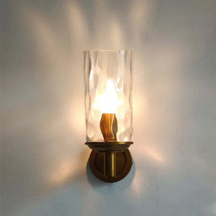 Luxury Copper Wall Lamp – Modern Minimalist LED Light | Ikeame