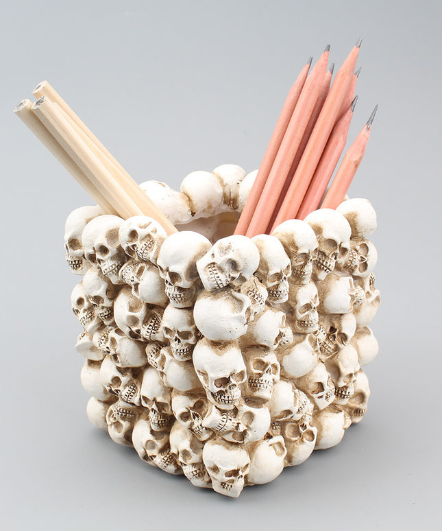 Skull Squad Pen Holder – Small, Bold & Unapologetic 💀✨