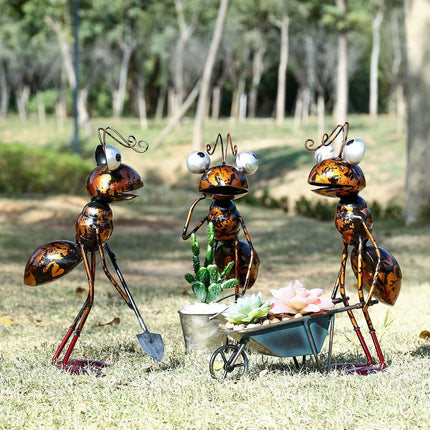 Metal Ant Garden Outdoor Decoration Artwork Iron Art