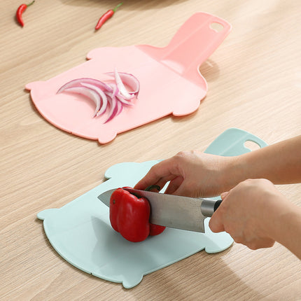Portable Folding Cutting Board – Plastic | Pink, Green or Khaki