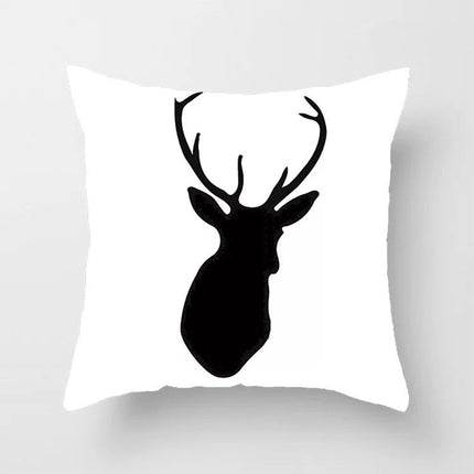 Nordic simple new yellow black abstract geometric pillow cover fashion home sofa fabric craft pillow cushion cover – Trendy & Practical for Daily Living