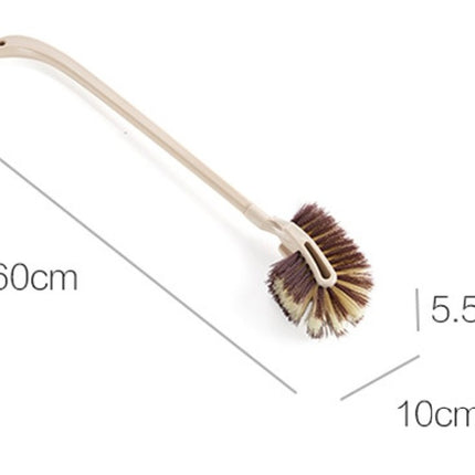 Imitation Wood Toilet Brush – Long Handle Bathroom Cleaner | Ikeame
