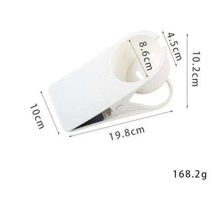 Clip-On Desk Cup Holder – Tableside Drink & Phone Organiser