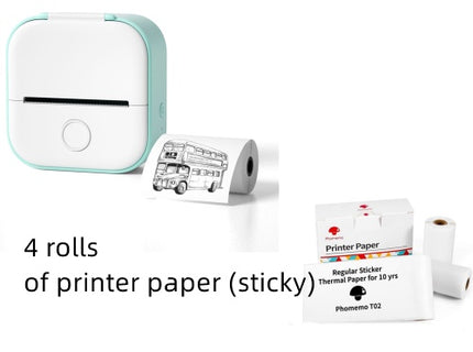 Portable Mini Thermal Label Printer Bluetooth Inkless Pocket Printer