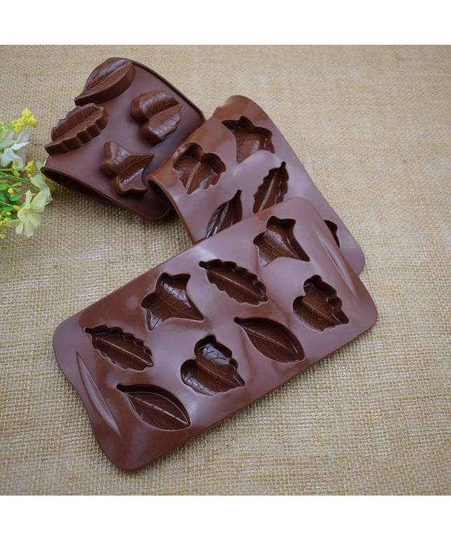 8-Leaf Silicone Chocolate or Cake Mould 🍰