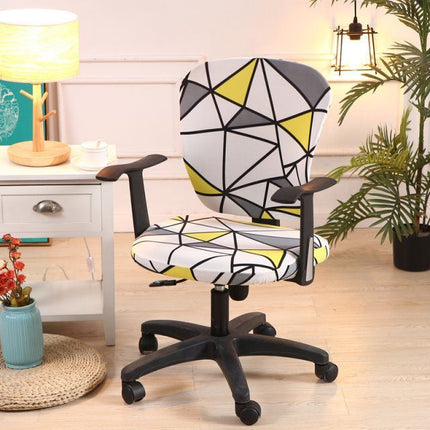 Office Chair Cover Set Stretch | Washable Seat & Back Covers