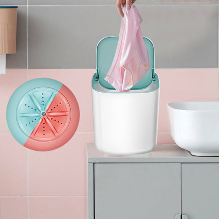 USB Mini Washing Machine – Compact Macaron Colours | Ikeame