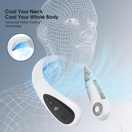Cooling USB Neck Fan | Rechargeable Hands-Free Portable Fan