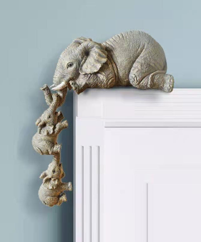 Elephant Decor Set | Resin Hanging Décor