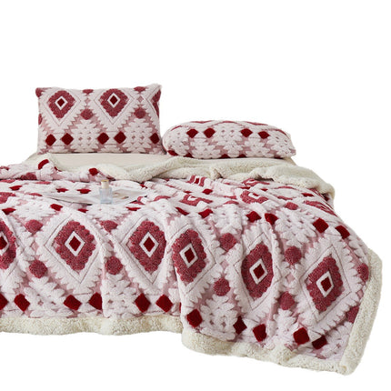 Lambswool Blanket | Bohemian Jacquard Throw