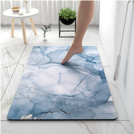 Diatom Mud Absorbent Pad Rectangular Bathroom Floor Mat