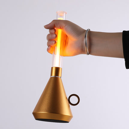 Retro Kerosene Lamp Style Rechargeable Light – Portable LED Lantern with Touch Dimming (Gold or Black)