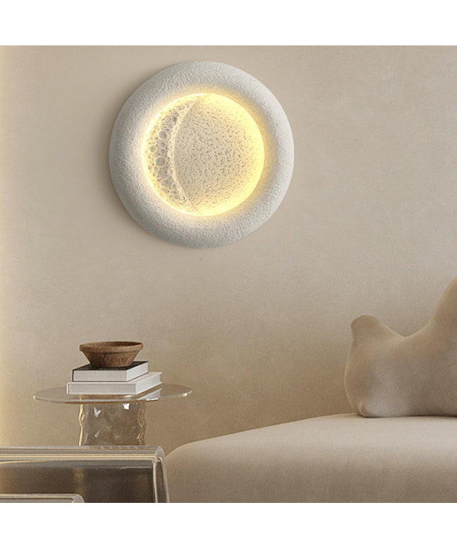 Cream Style Modern Moon Light Master Bedroom Study Ceiling Light