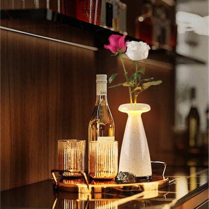 Vase Touch Table Lamp – Decorative Flower Arrangement Light | Ikeame