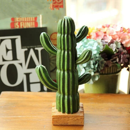 Nordic Cactus Ornament | Resin Home Décor Figurine