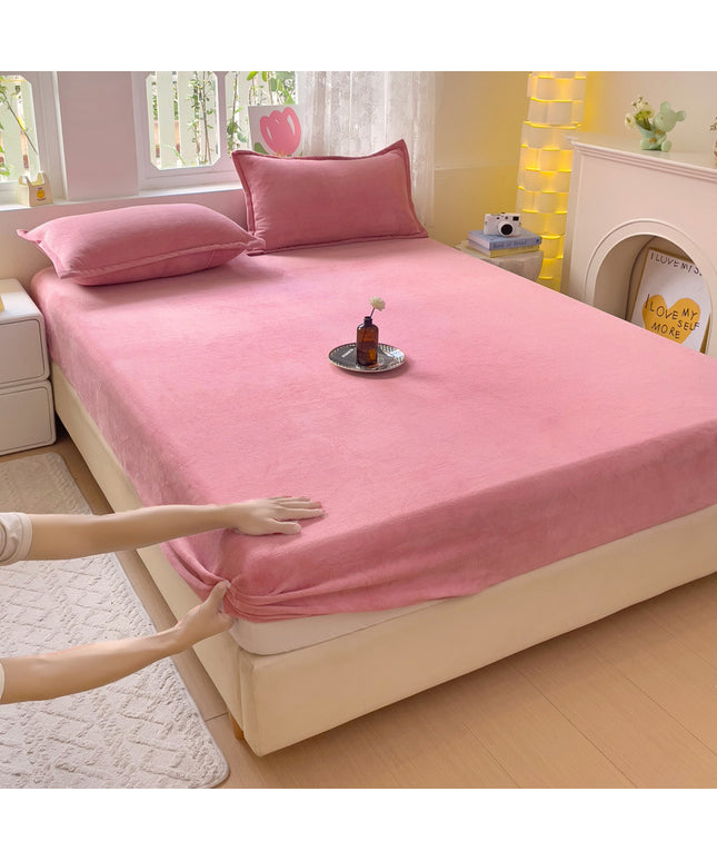 Milk Fibre Fitted Sheet | Soft Cooling Bed Sheet