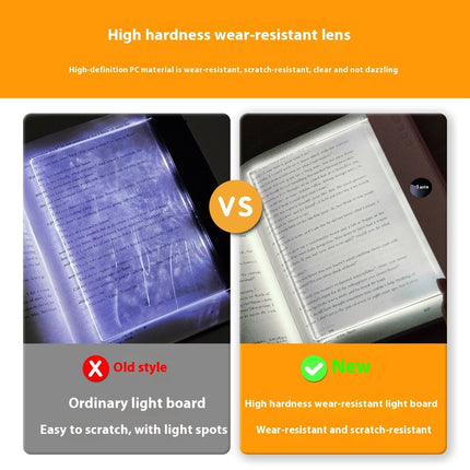 Rechargeable LED Tablet Reading Light – 3 Modes, Stepless Brightness, Timer