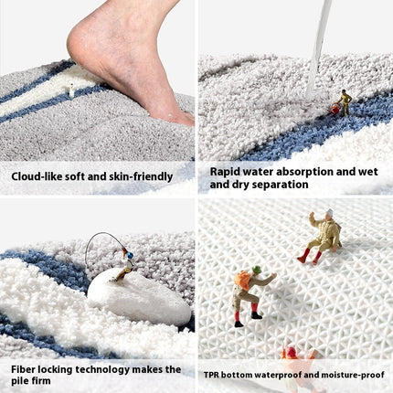 Thick Cushioned Non-Slip Bath Mat 🛁✨