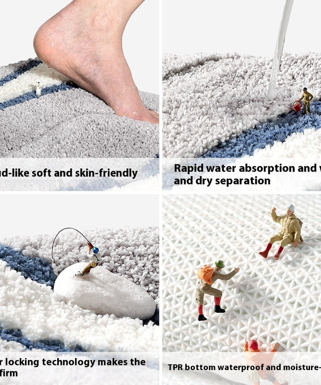Thick Cushioned Non-Slip Bath Mat 🛁✨