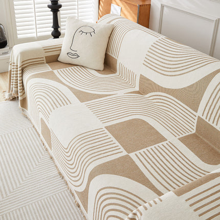Chenille Sofa Cover | Luxury Full Wrap Couch Throw
