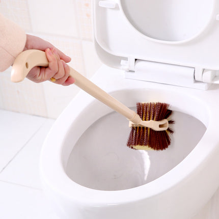 Imitation Wood Toilet Brush – Long Handle Bathroom Cleaner | Ikeame
