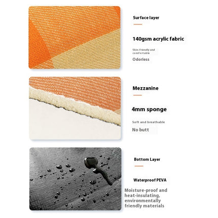 Extra Thick Picnic Blanket | Large 200x200cm Outdoor Picnic Mat